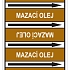 Značení potrubí, mazací olej